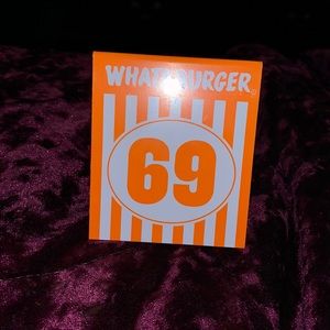Whataburger table tent #69